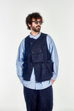 Light OZ Denim Field Vest/HNVT-027