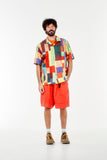 Linen Herringbone Shorts/HNPT-076