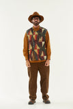 Print Middle Layer Down Vest/HNDN-030