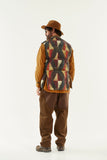 Print Middle Layer Down Vest/HNDN-030