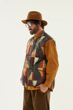 Print Middle Layer Down Vest/HNDN-030