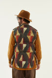 Print Middle Layer Down Vest/HNDN-030