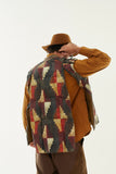 Print Middle Layer Down Vest/HNDN-030