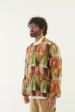 Print Middle Layer Down Jacket/HNDN-029