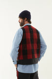 Buffalo Check Bush Hike Vest/HNVT-029