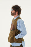 Moon Tweed 3Layered Vest/HNVT-031
