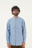 Stand Collar Big Work Shirts/HNSH-040