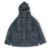 Buffalo Check 3way Collar Bush Hike Jacket/HNJK-067