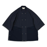 Side Snap Half Sleeve Jacket/HNSH-036