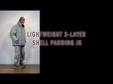 Light Weight 3 layer Shell Padding Jacket/HNJK-070