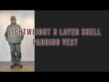 Light Weight 3 layer Shell Padding Vest/HNVT-032