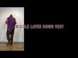 MIDDLE LAYER DOWN VEST/HNDN-022