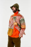 PRINT MIDDLE LAYER DOWN JACKET/HNDN-024