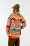 PRINT MIDDLE LAYER DOWN JACKET/HNDN-024