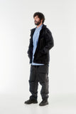 HORN TREE PRINT WOOL BOA JACKET/HNJK-053