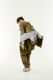 BACK PACK HOLDER HOODIE JACKET/HNJK-037