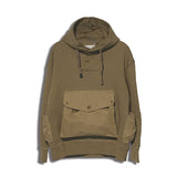 SHAWL COLLAR SWEAT HOODIE/HNCS-014