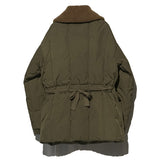 SHAWL COLLAR BOA DOWN JACKET/HNDN-009