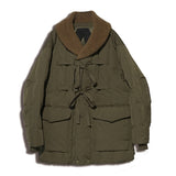 SHAWL COLLAR BOA DOWN JACKET/HNDN-009