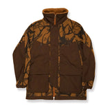 HORN TREE PRINT WOOL BOA JACKET/HNJK-053