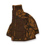 HORN TREE PRINT WOOL BOA JACKET/HNJK-053