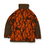 HORN TREE PRINT WOOL BOA JACKET/HNJK-053