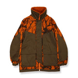 HORN TREE PRINT WOOL BOA JACKET/HNJK-053