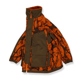 HORN TREE PRINT WOOL BOA JACKET/HNJK-053