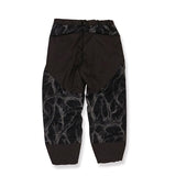 HORN TREE PRINT WOOL BOA PANTS/HNPT-062