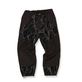 HORN TREE PRINT WOOL BOA PANTS/HNPT-062