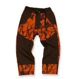 HORN TREE PRINT WOOL BOA PANTS/HNPT-062