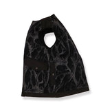 HORN TREE PRINT WOOL BOA VEST/HNVT-024