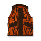 HORN TREE PRINT WOOL BOA VEST/HNVT-024