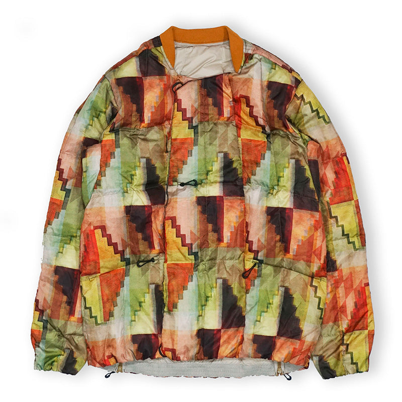 Print Middle Layer Down Jacket/HNDN-029