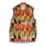 Print Middle Layer Down Vest/HNDN-030