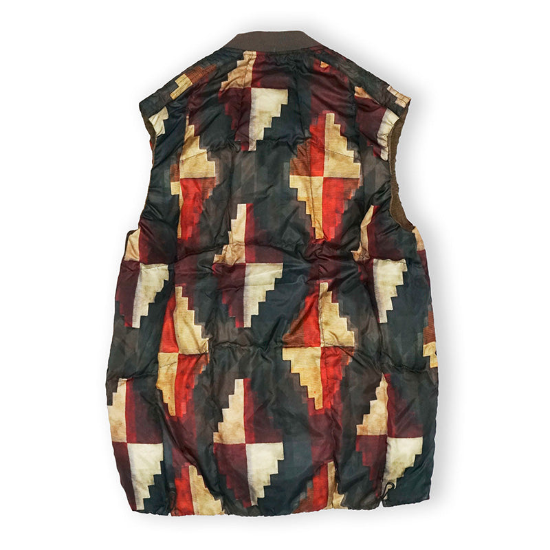 Print Middle Layer Down Vest/HNDN-030 – norbit OFFICIAL