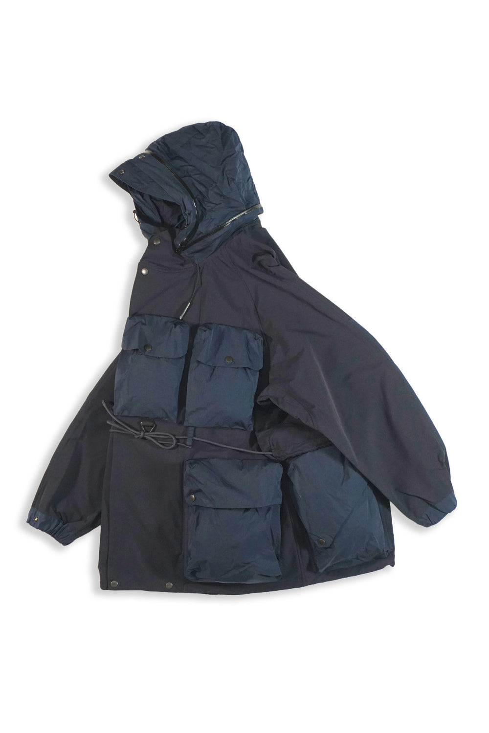 Soft Shell Double Action Stand Collar Hikers Jacket / HNJK-077