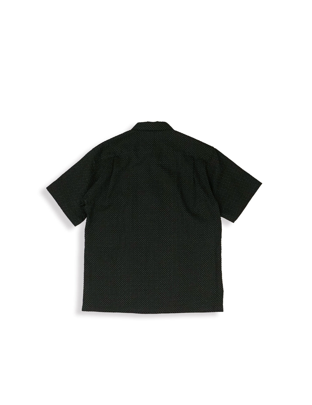 SASHIKO PRINT SHORT SLEEVE SHIRT / HNSH-033