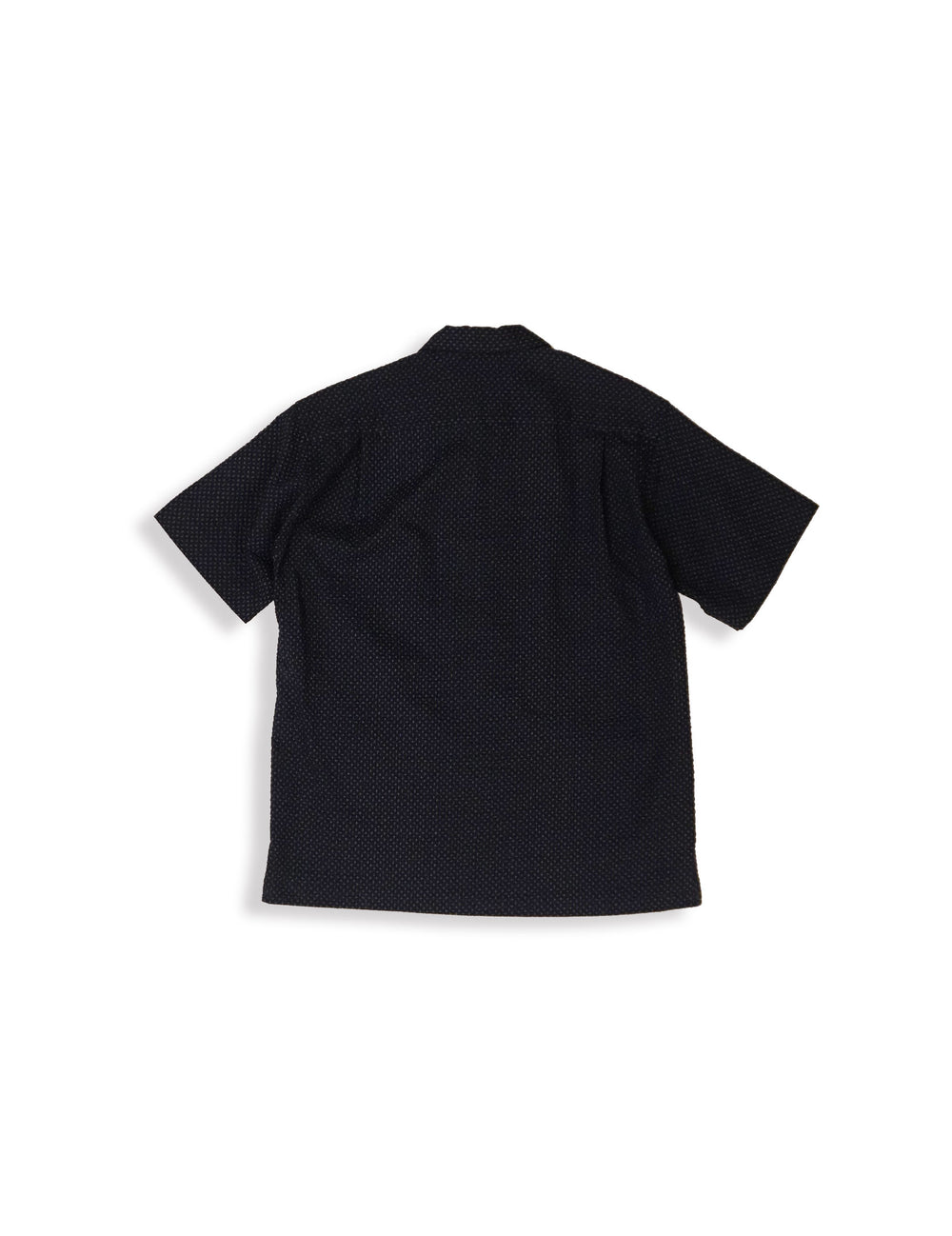 SASHIKO PRINT SHORT SLEEVE SHIRT / HNSH-033
