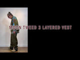 Moon Tweed 3Layered Vest/HNVT-031